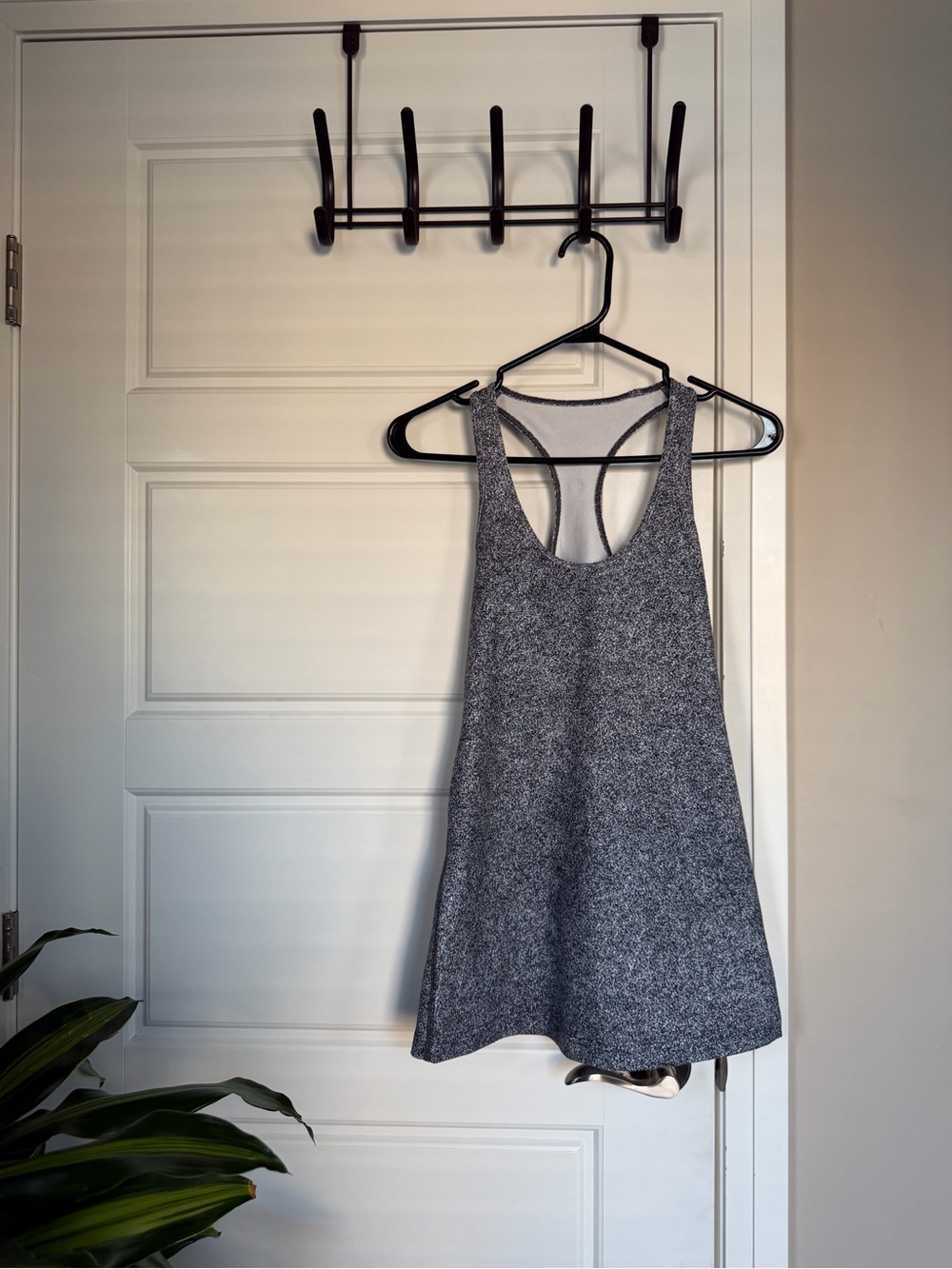 lululemon athletica Gray Heather Racerback Tank Top